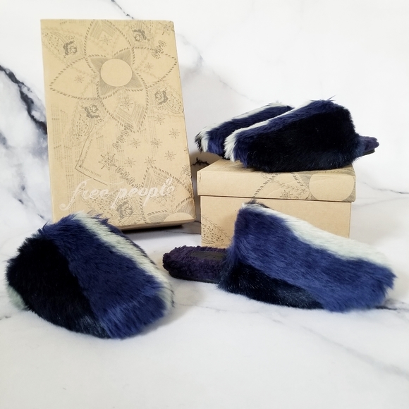 Free People Daylights Slipper in Sapphire Blue - Picture 3 of 15